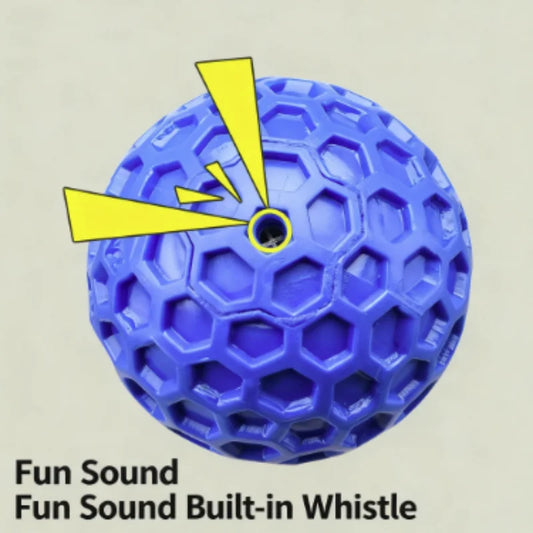 Interactive Rubber Ball Dog